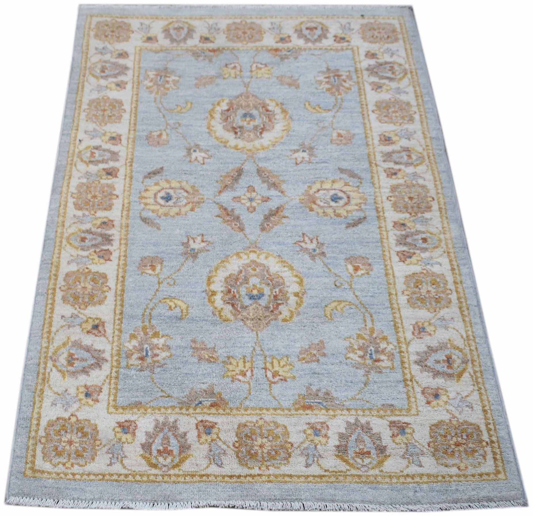 Handwoven Traditional Afghan Chobi Rug | 123 x 80 cm | 4'31" x 2'8" - Najaf Rugs & Textile