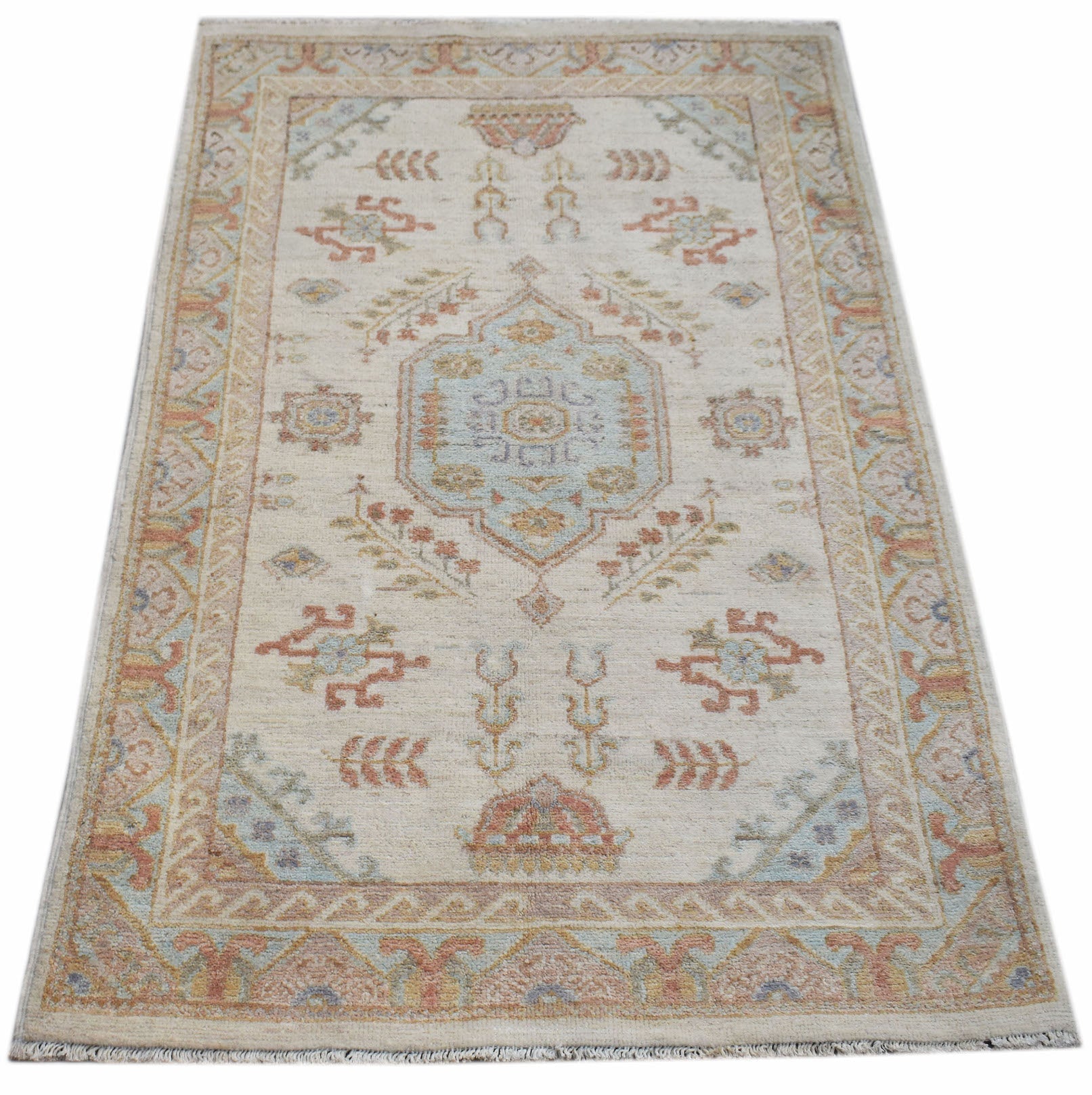 Handwoven Traditional Afghan Chobi Rug | 124 x 80 cm | 4'1" x 2'8" - Najaf Rugs & Textile