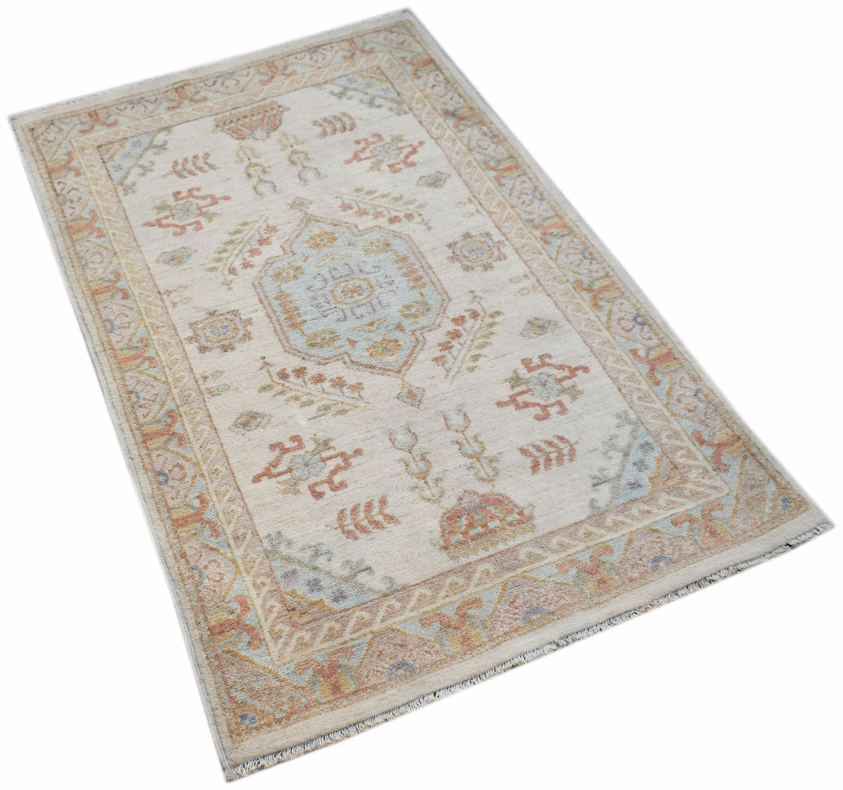 Handwoven Traditional Afghan Chobi Rug | 124 x 80 cm | 4'1" x 2'8" - Najaf Rugs & Textile