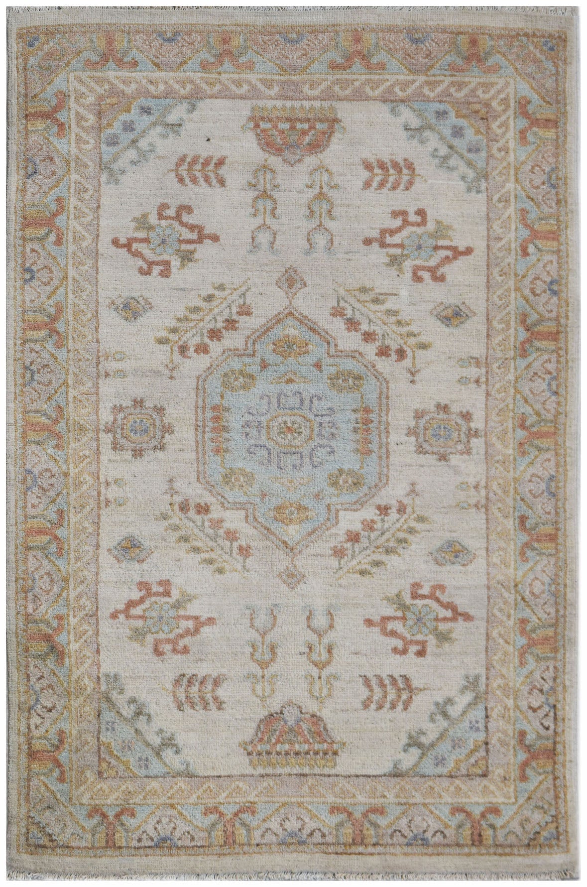 Handwoven Traditional Afghan Chobi Rug | 124 x 80 cm | 4'1" x 2'8" - Najaf Rugs & Textile