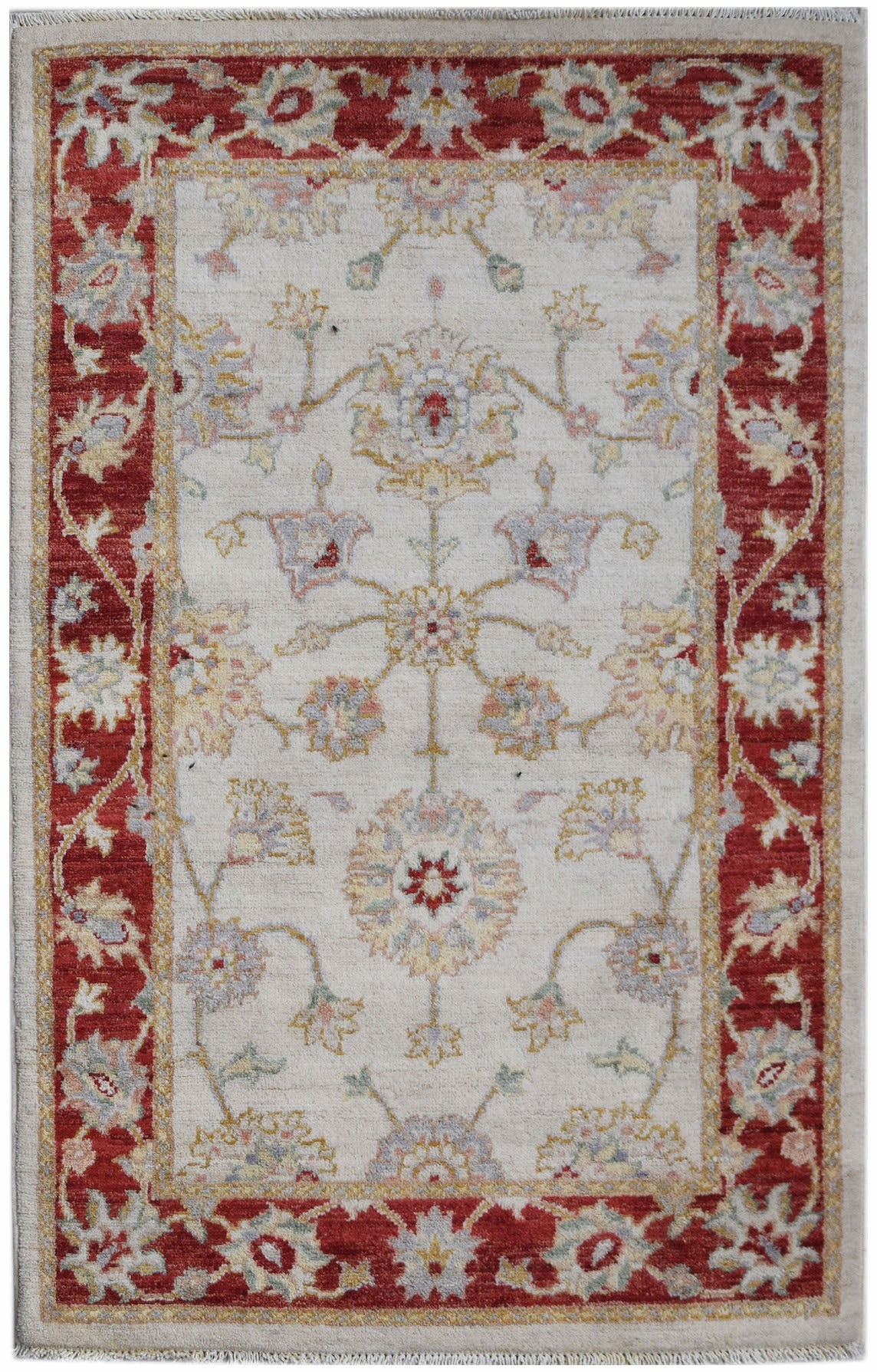 Handwoven Traditional Afghan Chobi Rug | 125 x 80 cm | 4'2" x 2'8" - Najaf Rugs & Textile