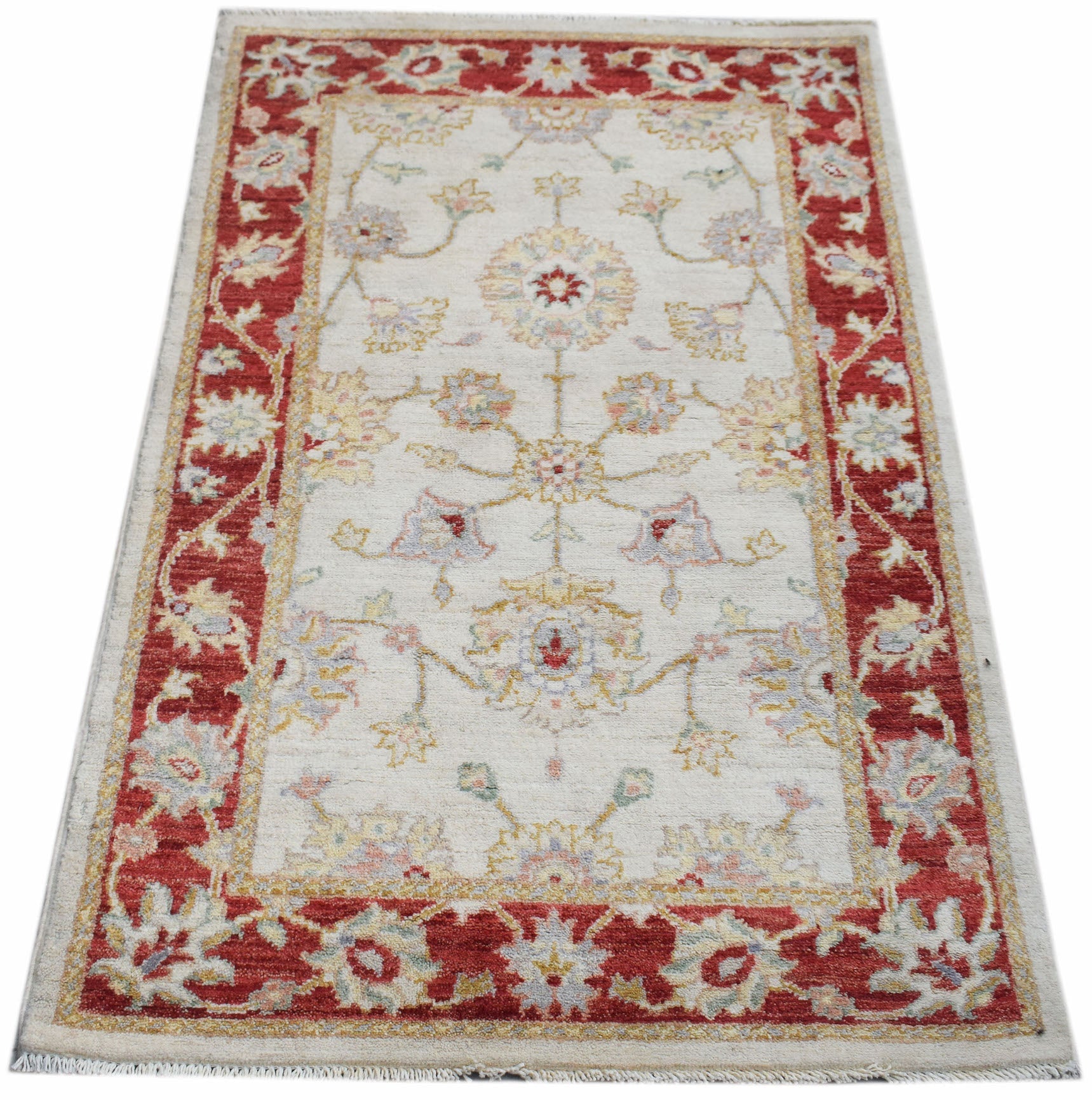 Handwoven Traditional Afghan Chobi Rug | 125 x 80 cm | 4'2" x 2'8" - Najaf Rugs & Textile