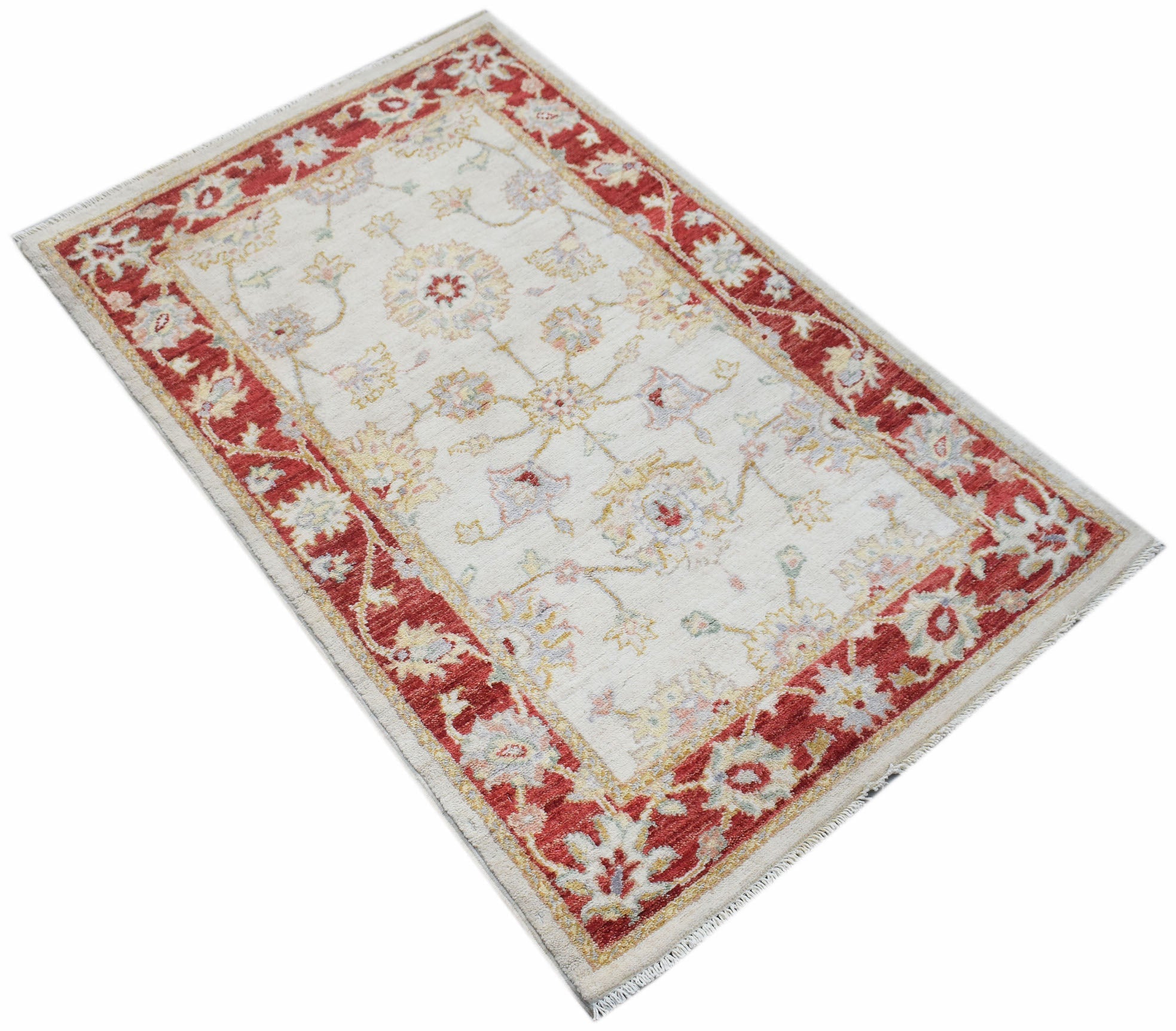 Handwoven Traditional Afghan Chobi Rug | 125 x 80 cm | 4'2" x 2'8" - Najaf Rugs & Textile