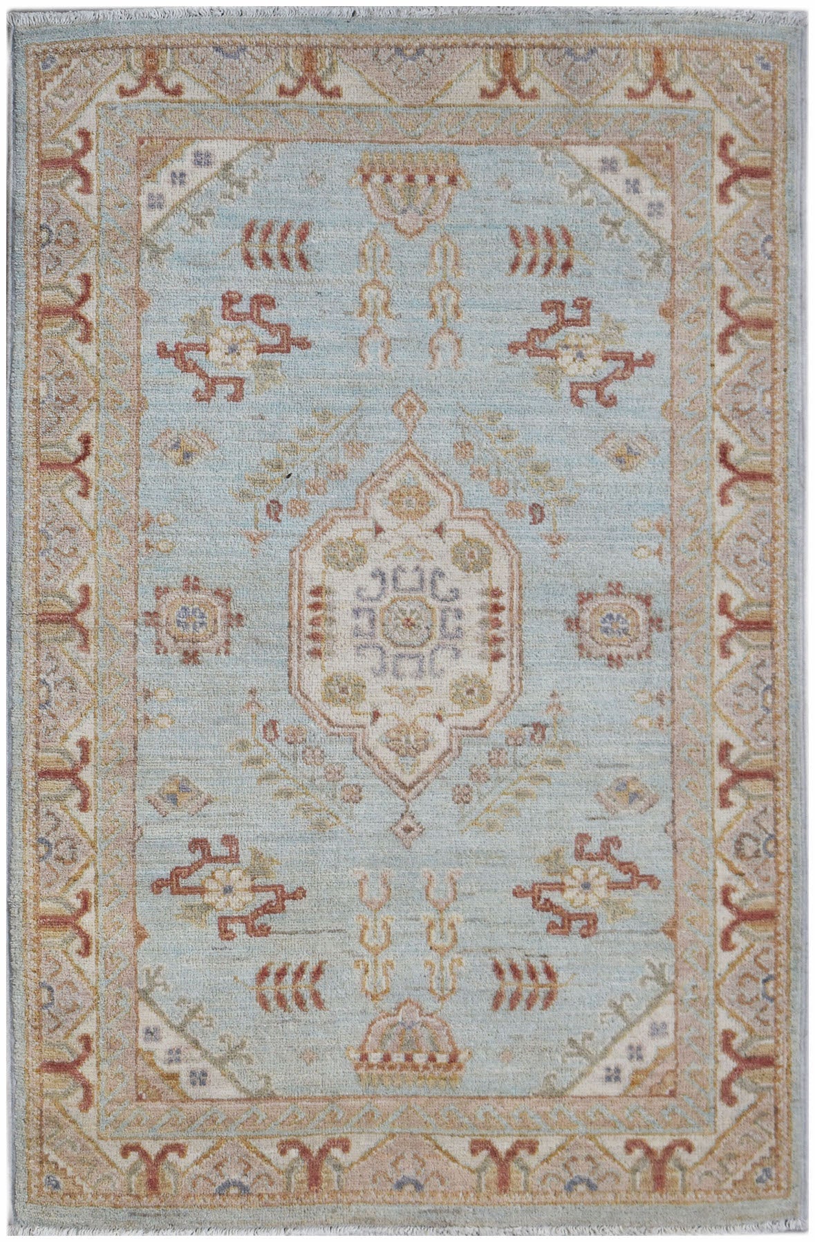 Handwoven Traditional Afghan Chobi Rug | 126 x 81 cm | 4'2" x 2'8" - Najaf Rugs & Textile