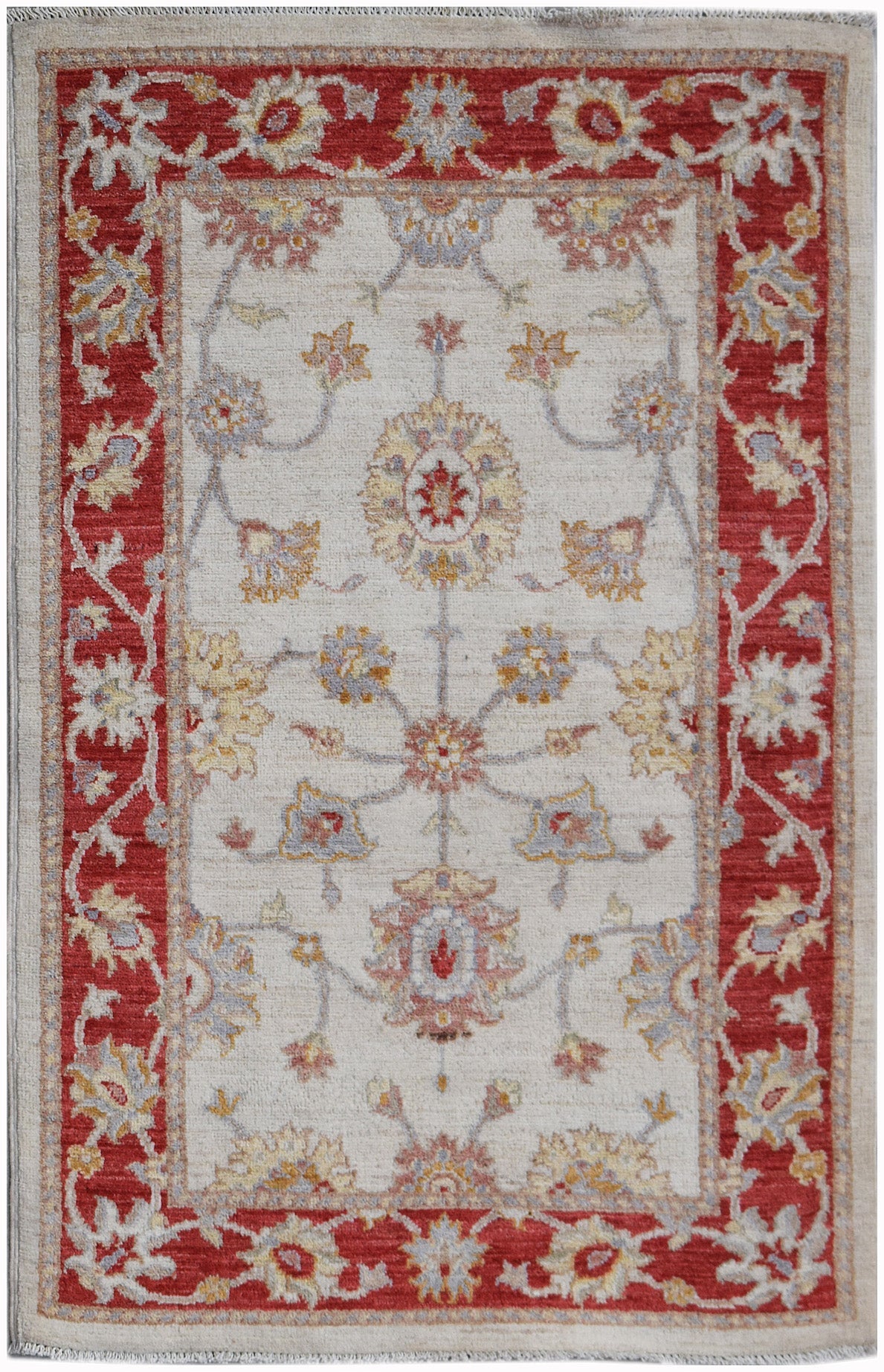 Handwoven Traditional Afghan Chobi Rug | 127 x 81 cm | 4'2" x 2'8" - Najaf Rugs & Textile