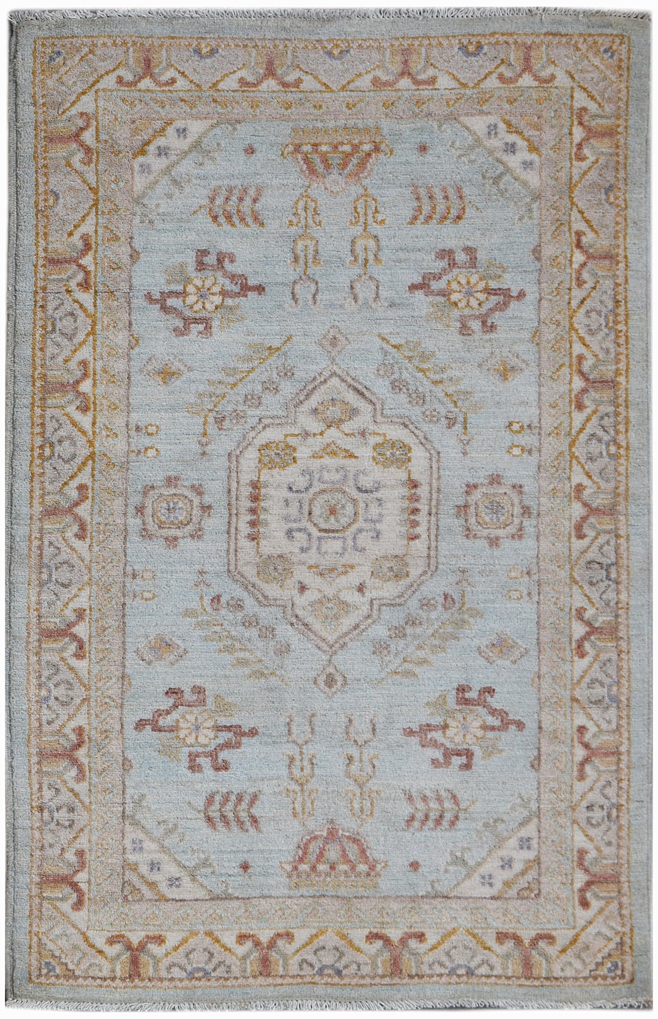 Handwoven Traditional Afghan Chobi Rug | 127 x 82 cm | 4'2" x 2'9" - Najaf Rugs & Textile