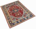 Handwoven Traditional Afghan Chobi Rug | 138 x 105 cm | 4'6" x 3'5" - Najaf Rugs & Textile