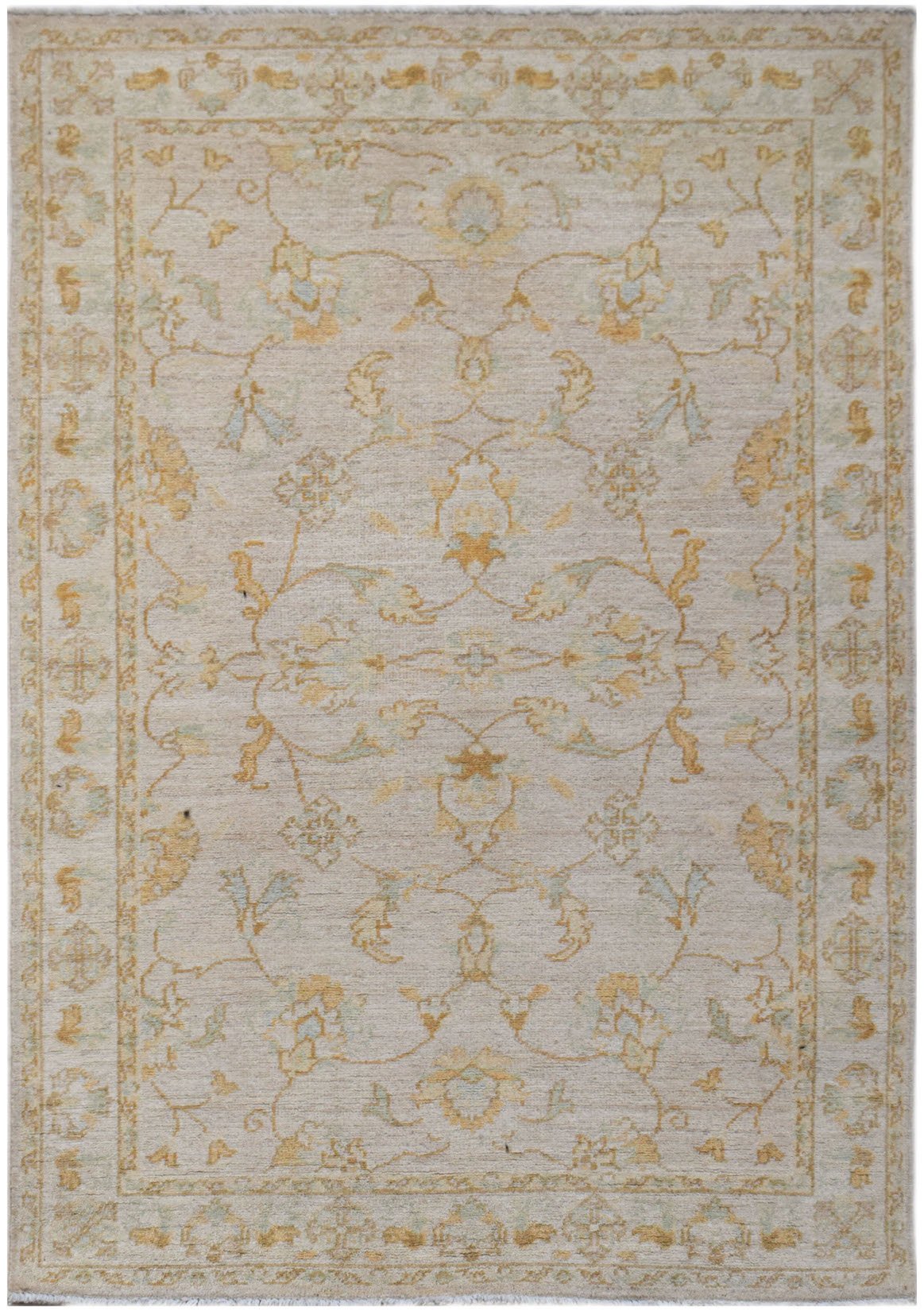 Handwoven Traditional Afghan Chobi Rug | 141 x 100 cm | 4'8" x 3'4" - Najaf Rugs & Textile