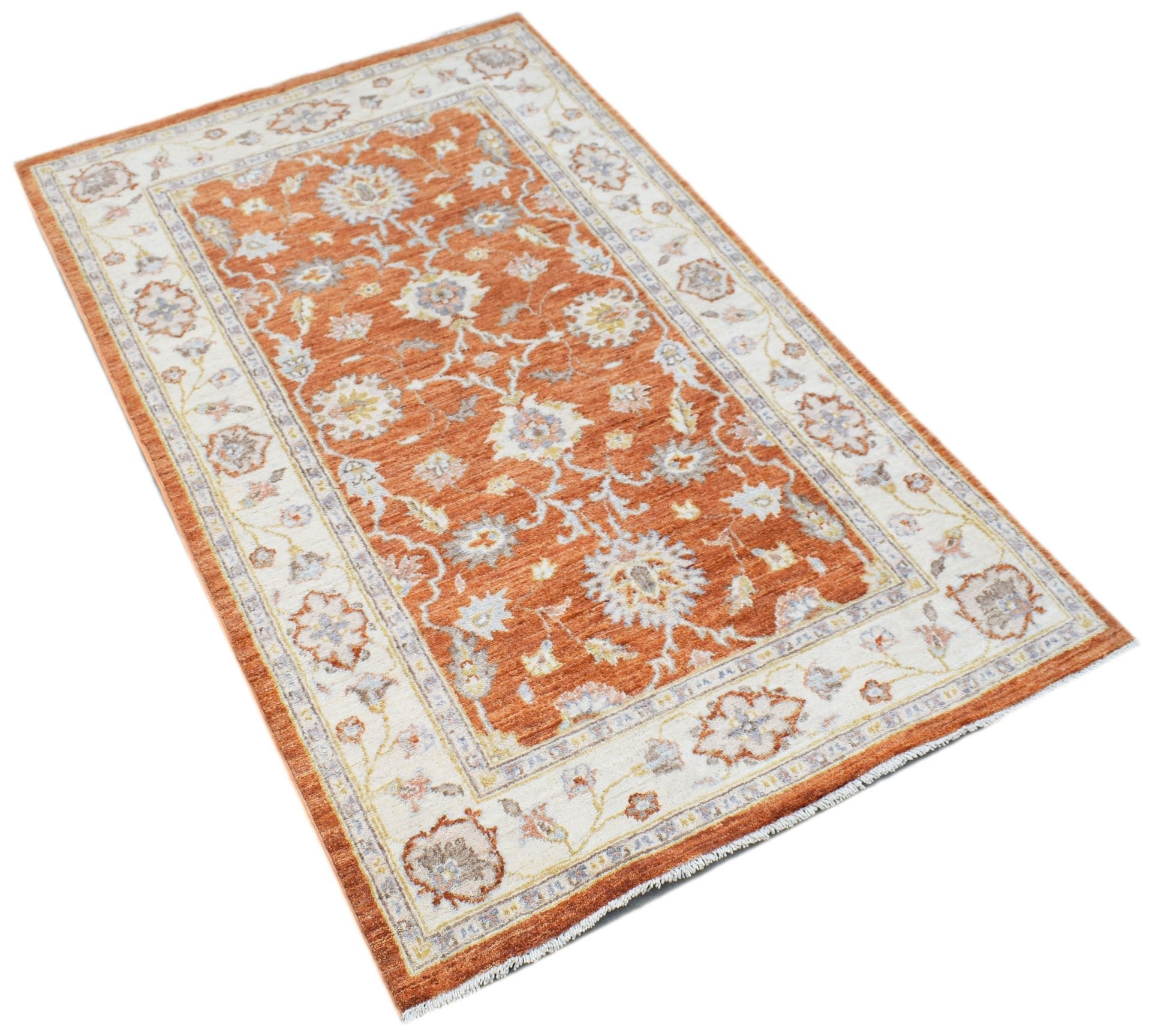 Handwoven Traditional Afghan Chobi Rug | 154 x 93 cm | 5'1" x 3'1" - Najaf Rugs & Textile