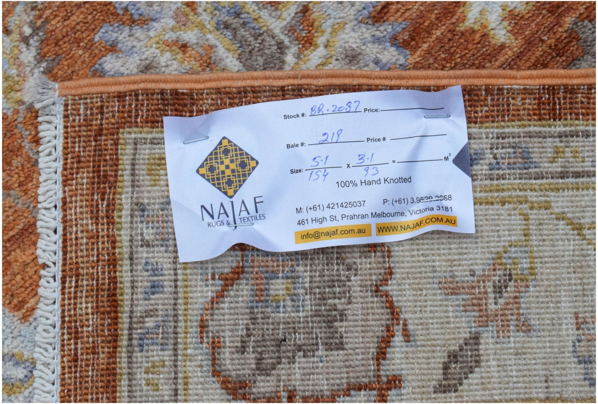 Handwoven Traditional Afghan Chobi Rug | 154 x 93 cm | 5'1" x 3'1" - Najaf Rugs & Textile