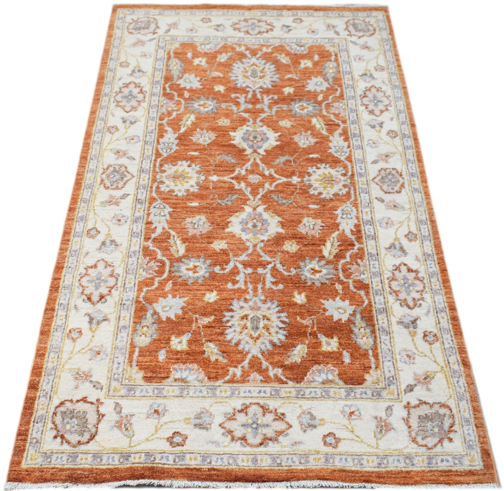 Handwoven Traditional Afghan Chobi Rug | 154 x 93 cm | 5'1" x 3'1" - Najaf Rugs & Textile