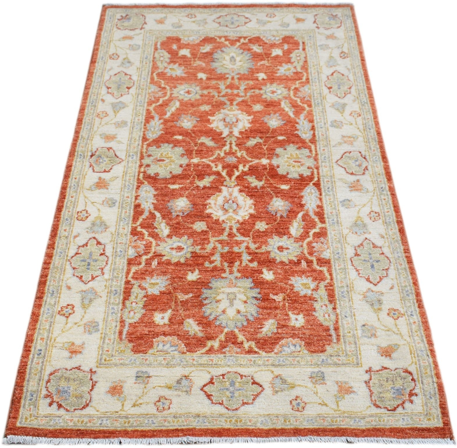 Handwoven Traditional Afghan Chobi Rug | 163 x 93 cm | 5'5" x 3'1" - Najaf Rugs & Textile