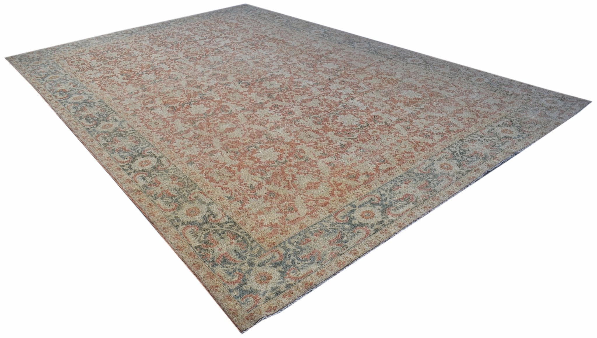 Handwoven Traditional Afghan Chobi Rug | 523 x 348 cm | 17'2" x 11'5" - Najaf Rugs & Textile