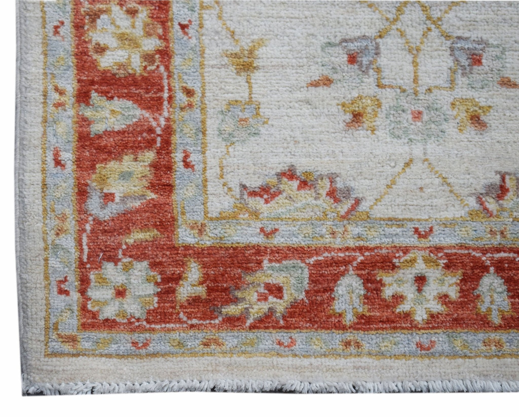 Handwoven Traditional Afghan Hallway Runner | 178 x 64 cm | 5'10" x 2'2" - Najaf Rugs & Textile