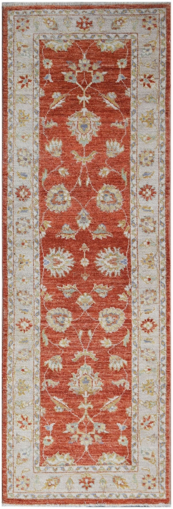 Handwoven Traditional Afghan Hallway Runner | 182 x 61 cm | 6' x 2' - Najaf Rugs & Textile