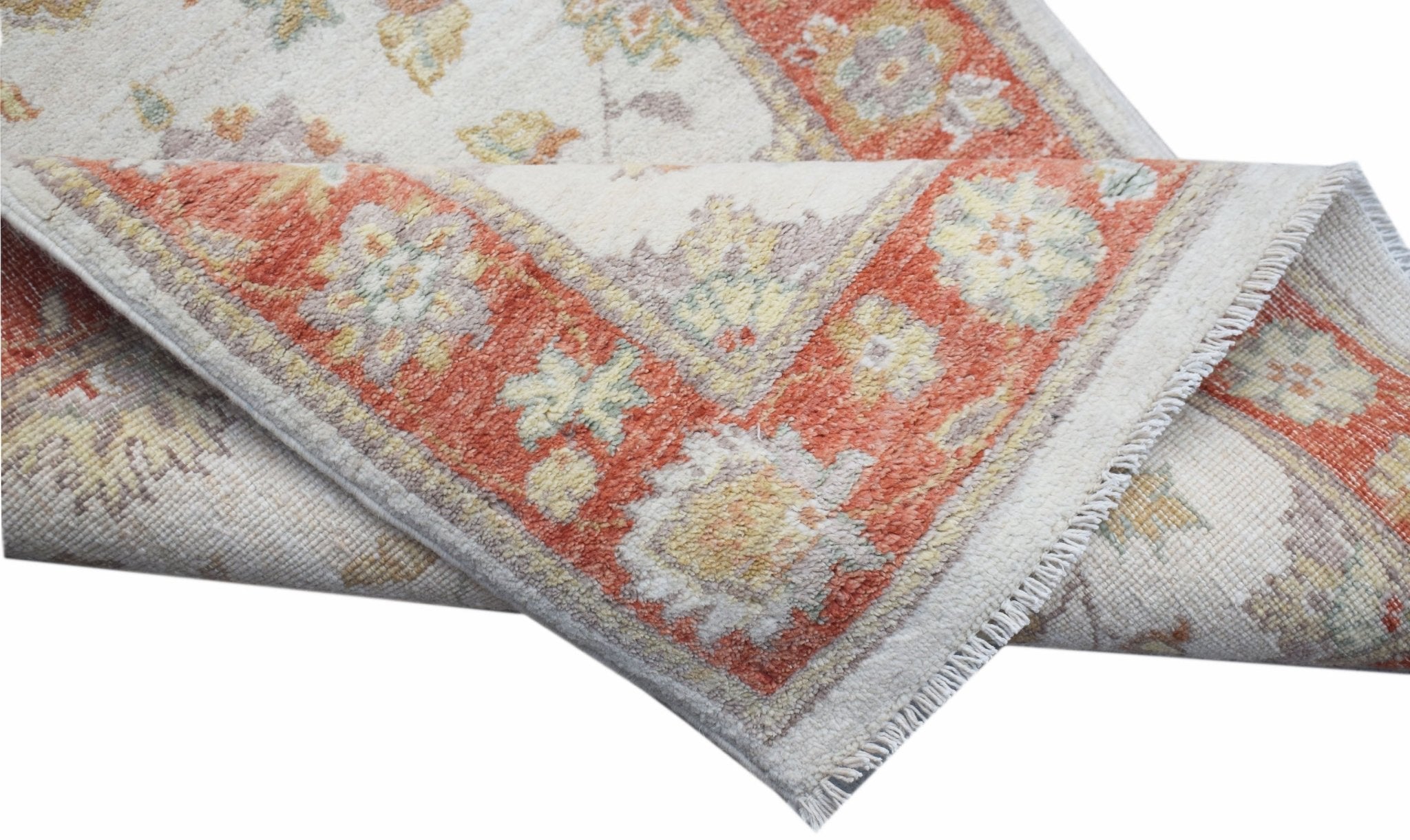 Handwoven Traditional Afghan Hallway Runner | 232 x 67 cm | 7'8" x 2'3" - Najaf Rugs & Textile