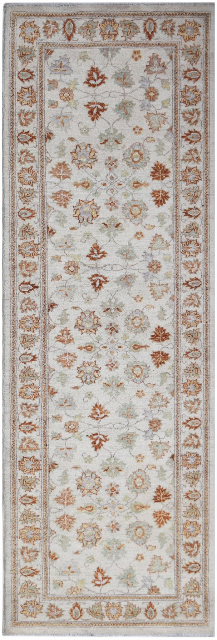 Handwoven Traditional Afghan Hallway Runner | 233 x 76 cm | 7'8" x 2'6" - Najaf Rugs & Textile