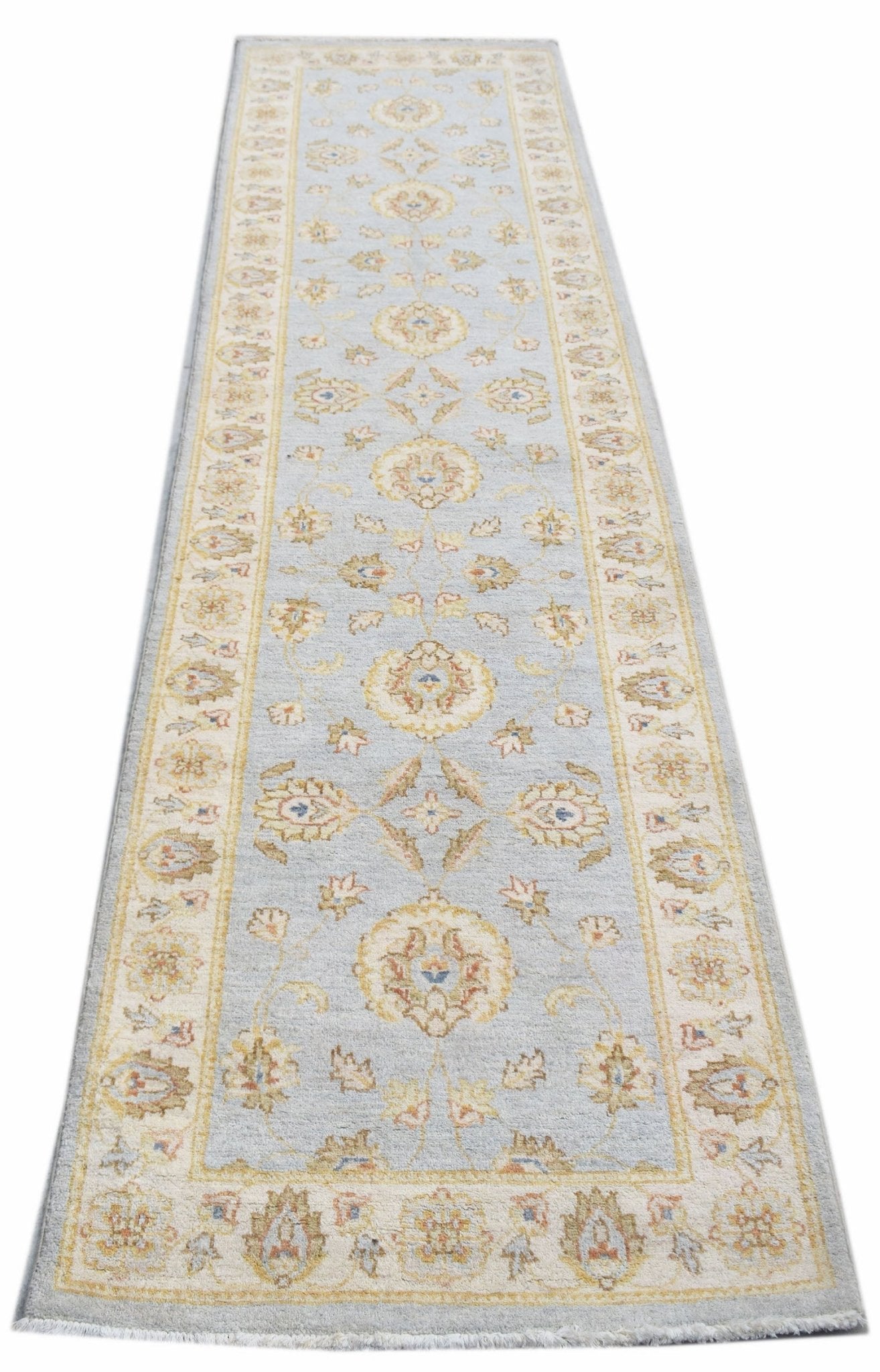 Handwoven Traditional Afghan Hallway Runner | 315 x 78 cm | 10'4" x 2'7" - Najaf Rugs & Textile