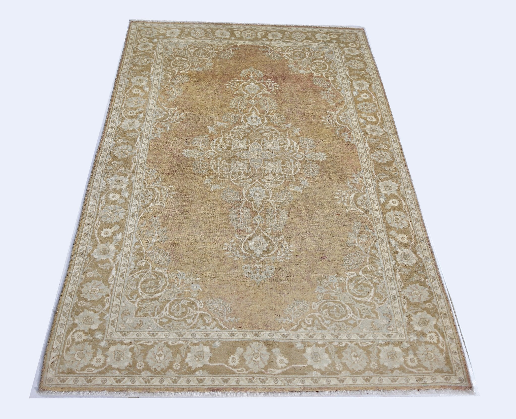 Handwoven Transitional Afghan Chobi Rug | 160 x 96 cm | 5'3" x 3'2" - Najaf Rugs & Textile