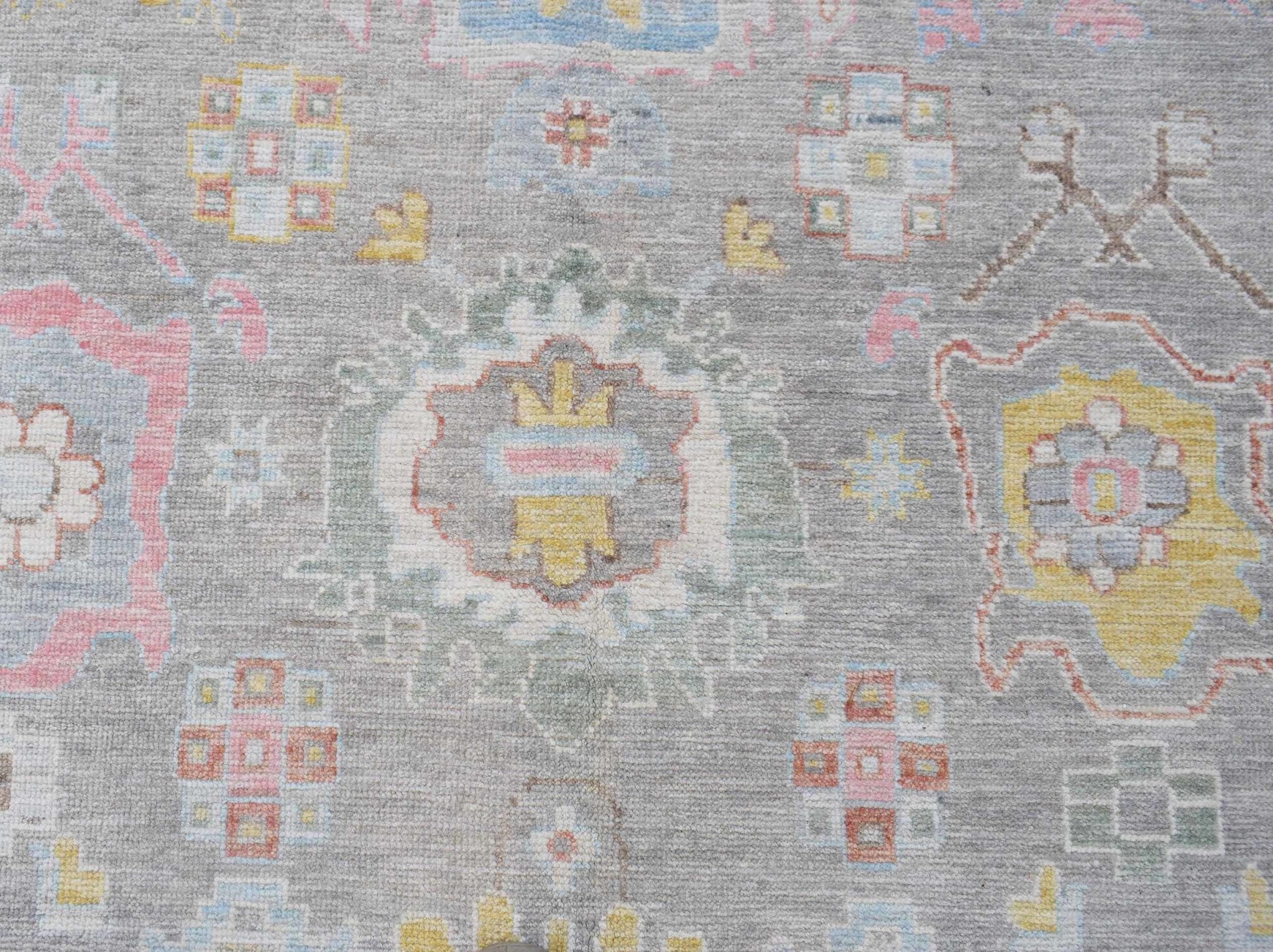 Handwoven Transitional Afghan Chobi Rug | 296 x 235 cm | 9'9" x 7'9" - Najaf Rugs & Textile