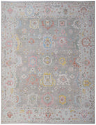 Handwoven Transitional Afghan Chobi Rug | 296 x 235 cm | 9'9" x 7'9" - Najaf Rugs & Textile