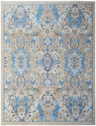 Handwoven Transitional Afghan Chobi Rug | 305 x 243 cm | 10'5" x 8' - Najaf Rugs & Textile