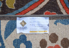 Handwoven Transitional Afghan Chobi Rug | 307 x 253 cm | 10'1" x 8'3" - Najaf Rugs & Textile