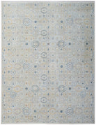 Handwoven Transitional Afghan Chobi Rug | 447 x 371 cm | 14'8" x 12'2" - Najaf Rugs & Textile