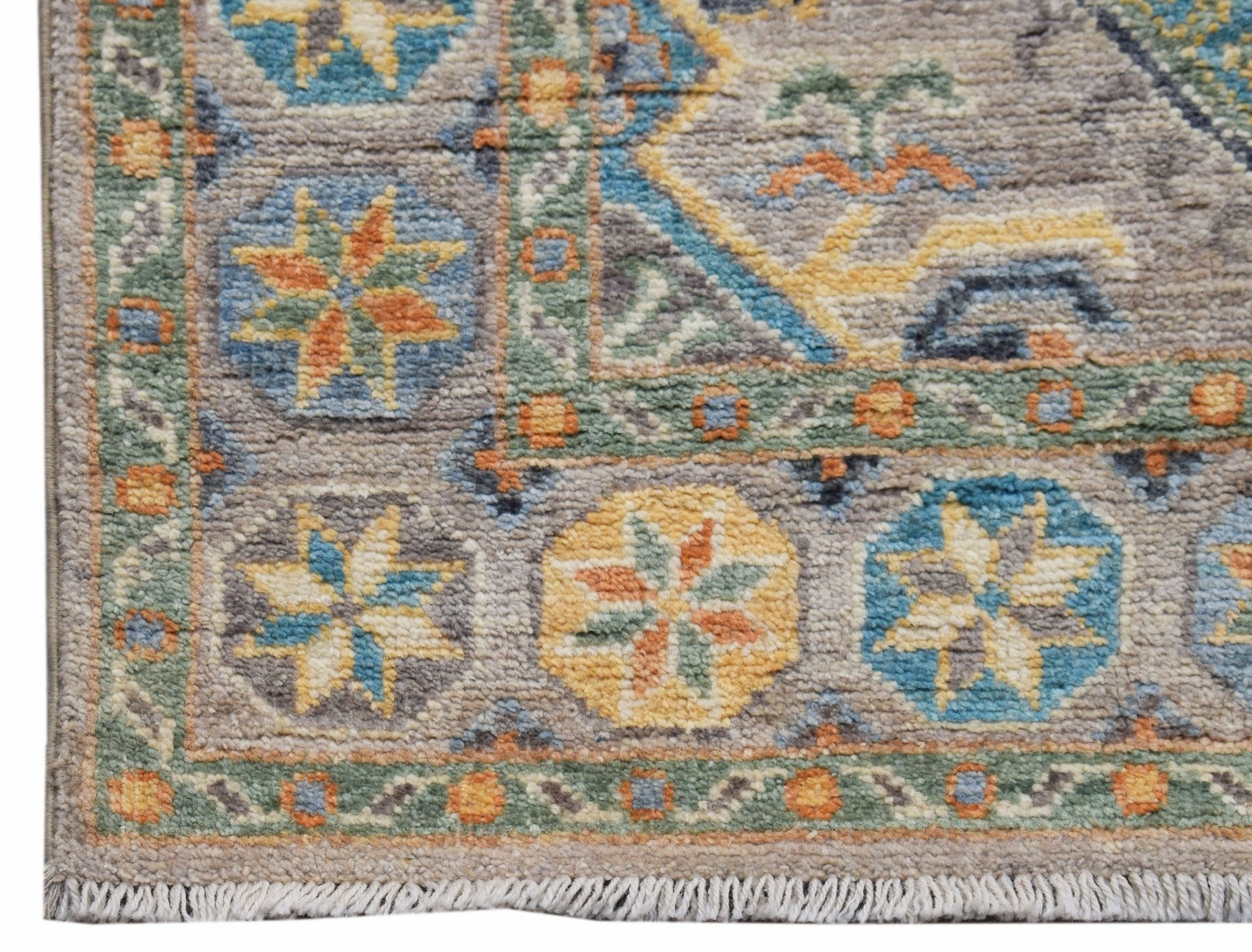 Handwoven Transitional Chobi Hallway Runner | 1033 x 77 cm | 33'11" x 2'6" - Najaf Rugs & Textile