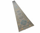 Handwoven Transitional Chobi Hallway Runner | 1033 x 77 cm | 33'11" x 2'6" - Najaf Rugs & Textile