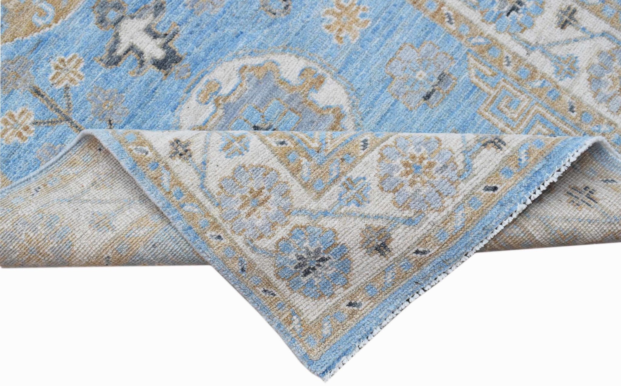 Handwoven Transitional Chobi Hallway Runner | 304 x 88 cm | 10' x 2'11" - Najaf Rugs & Textile