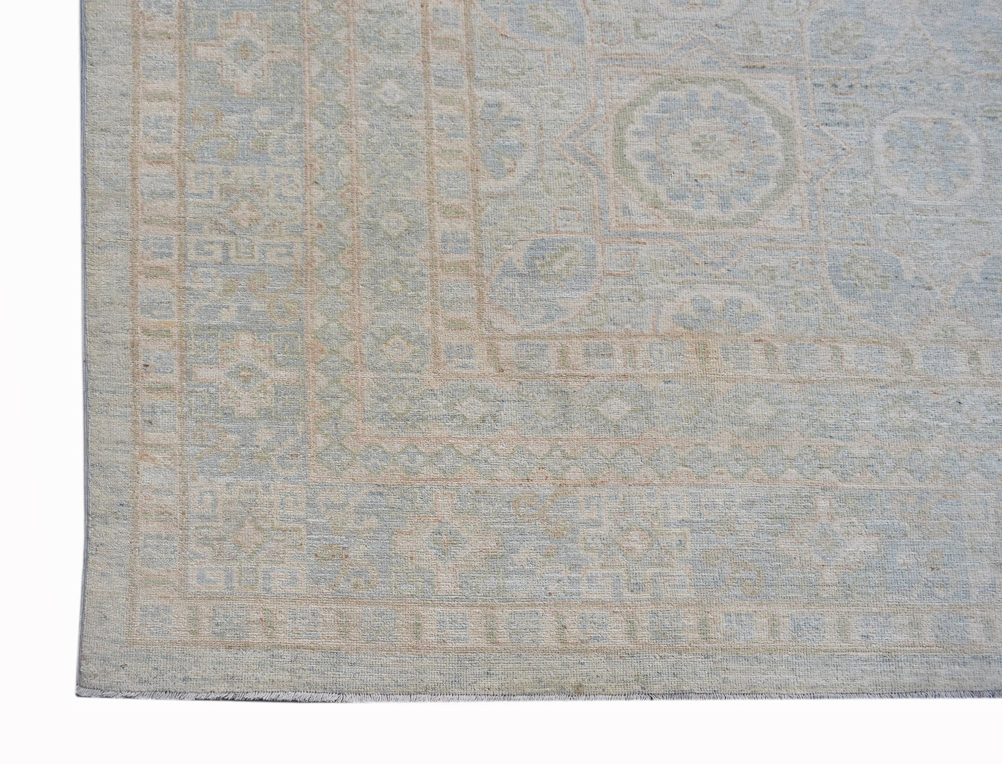 Handwoven Transitional Chobi Rug | 411 x 310 cm | 13'6" x 10'6" - Najaf Rugs & Textile