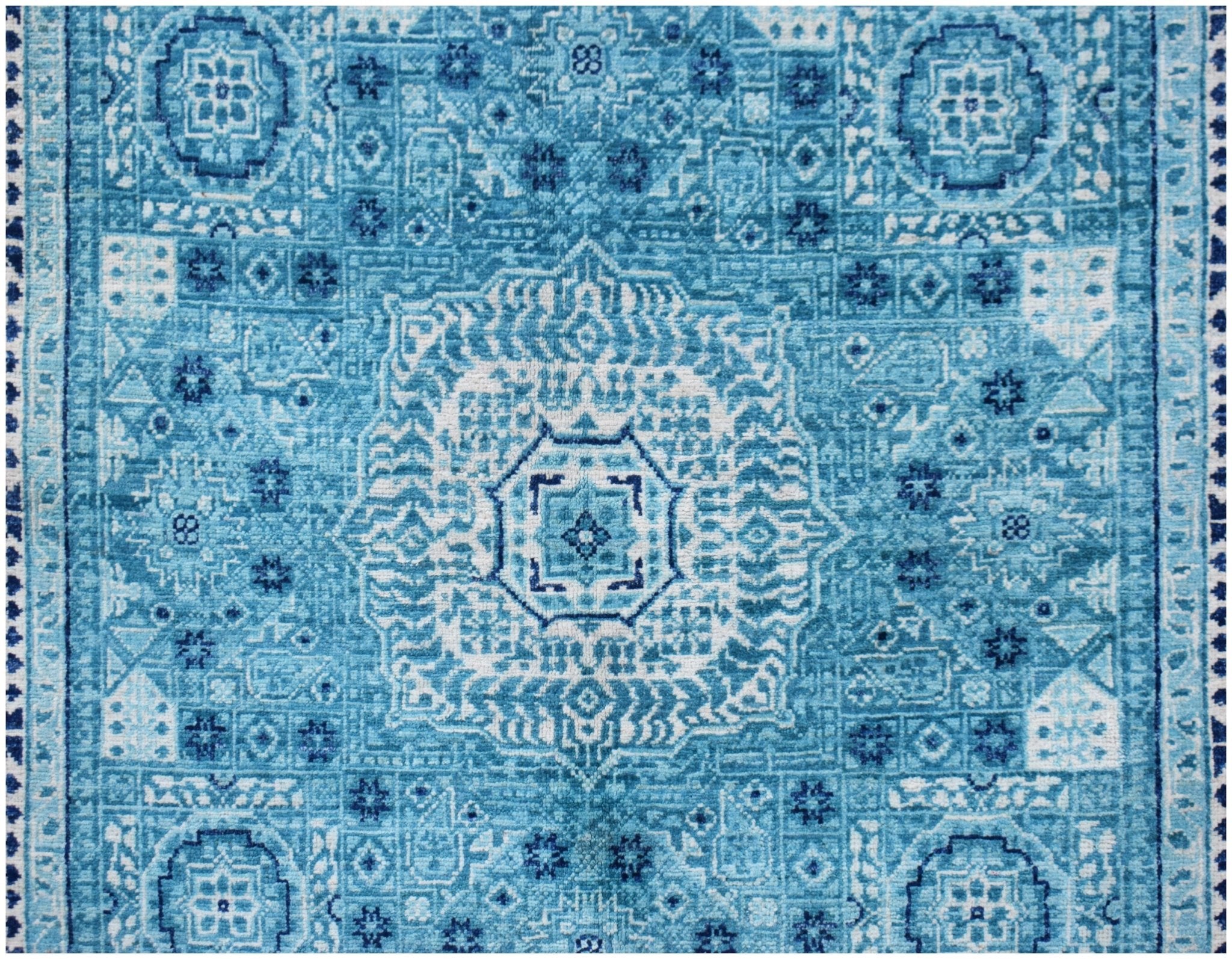 Handwoven Transitional Mamluk Chobi Rug | 149 x 100 cm | 4'11" x 3'3" - Najaf Rugs & Textile