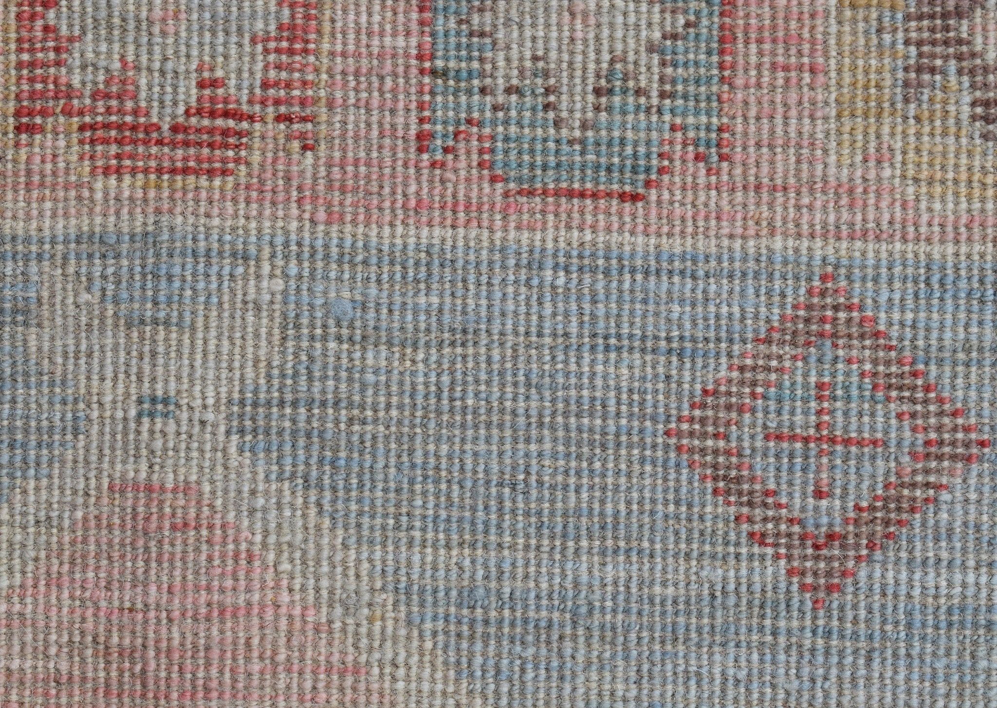 Handwoven Transitional Oushak Hallway Runner | 251 x 89 cm | 8'3" x 2'11" - Najaf Rugs & Textile