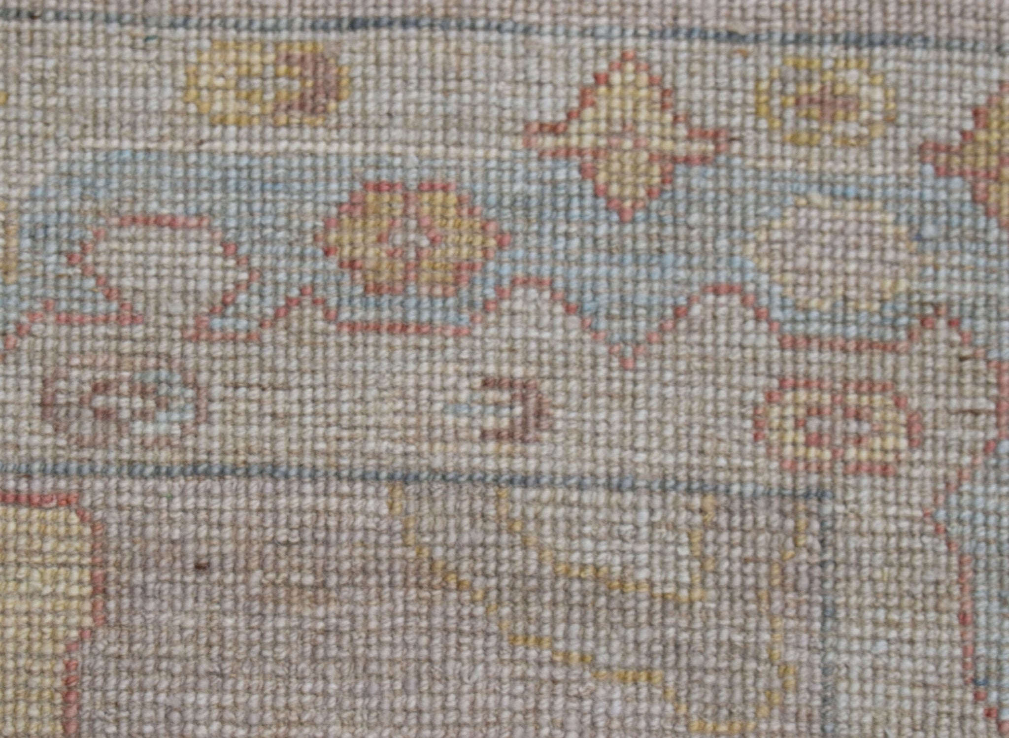 Handwoven Transitional Oushak Hallway Runner | 251 x 90 cm | 8'3" x 3' - Najaf Rugs & Textile