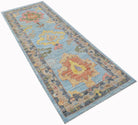 Handwoven Transitional Oushak Hallway Runner | 255 x 89 cm | 8'4" x 2'11" - Najaf Rugs & Textile