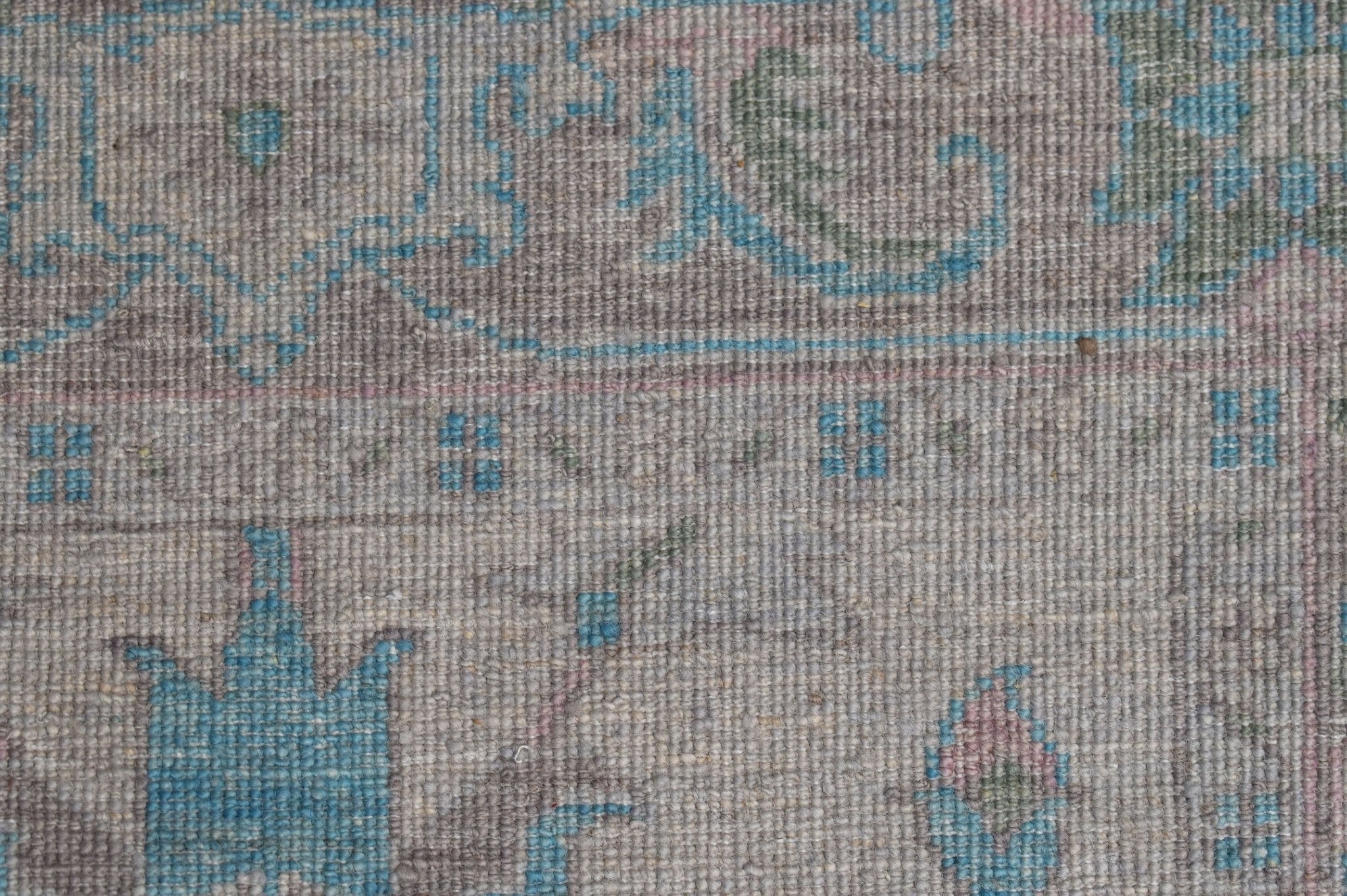 Handwoven Transitional Oushak Hallway Runner | 296 x 81 cm | 9'9" x 2'8" - Najaf Rugs & Textile