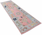 Handwoven Transitional Oushak Hallway Runner | 307 x 92 cm | 10'1" x 3' - Najaf Rugs & Textile