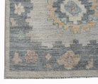 Handwoven Transitional Oushak Hallway Runner | 368 x 77 cm | 12'1" x 2'6" - Najaf Rugs & Textile