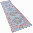 Handwoven Transitional Oushak Hallway Runner | 370 x 92 cm | 12'2" x 3' - Najaf Rugs & Textile