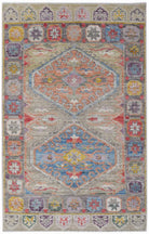 Handwoven Transitional Oushak Rug | 124 x 75 cm | 4'1" x 2'6" - Najaf Rugs & Textile