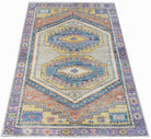 Handwoven Transitional Oushak Rug | 148 x 99 cm | 4'10" x 3'3" - Najaf Rugs & Textile