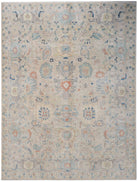 Handwoven Transitional Oushak Rug | 301 x 242 cm | 9'11" x 8' - Najaf Rugs & Textile