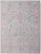 Handwoven Transitional Oushak Rug | 323 x 247 cm | 10'7" x 8'1" - Najaf Rugs & Textile