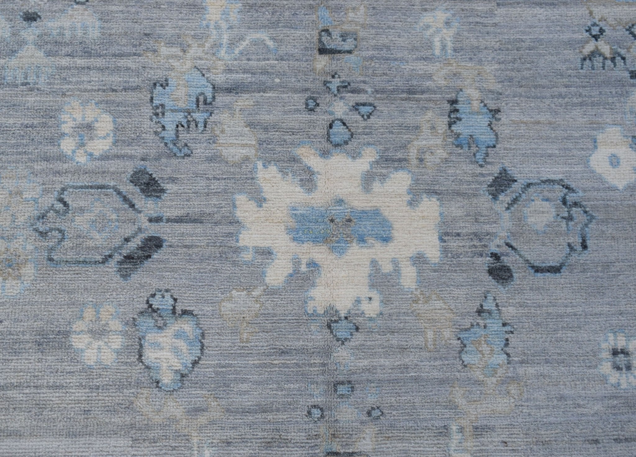 Handwoven Transitional Oushak Rug | 358 x 272 cm | 11'9" x 9' - Najaf Rugs & Textile