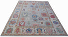 Handwoven Transitional Oushak Rug | 359 x 276 cm | 11'10" x 9'1" - Najaf Rugs & Textile