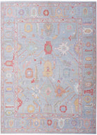 Handwoven Transitional Oushak Rug | 362 x 280 cm | 11'11" x 9'3" - Najaf Rugs & Textile