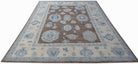 Handwoven Transitional Oushak Rug | 373 x 265 cm | 12'3" x 8'9" - Najaf Rugs & Textile