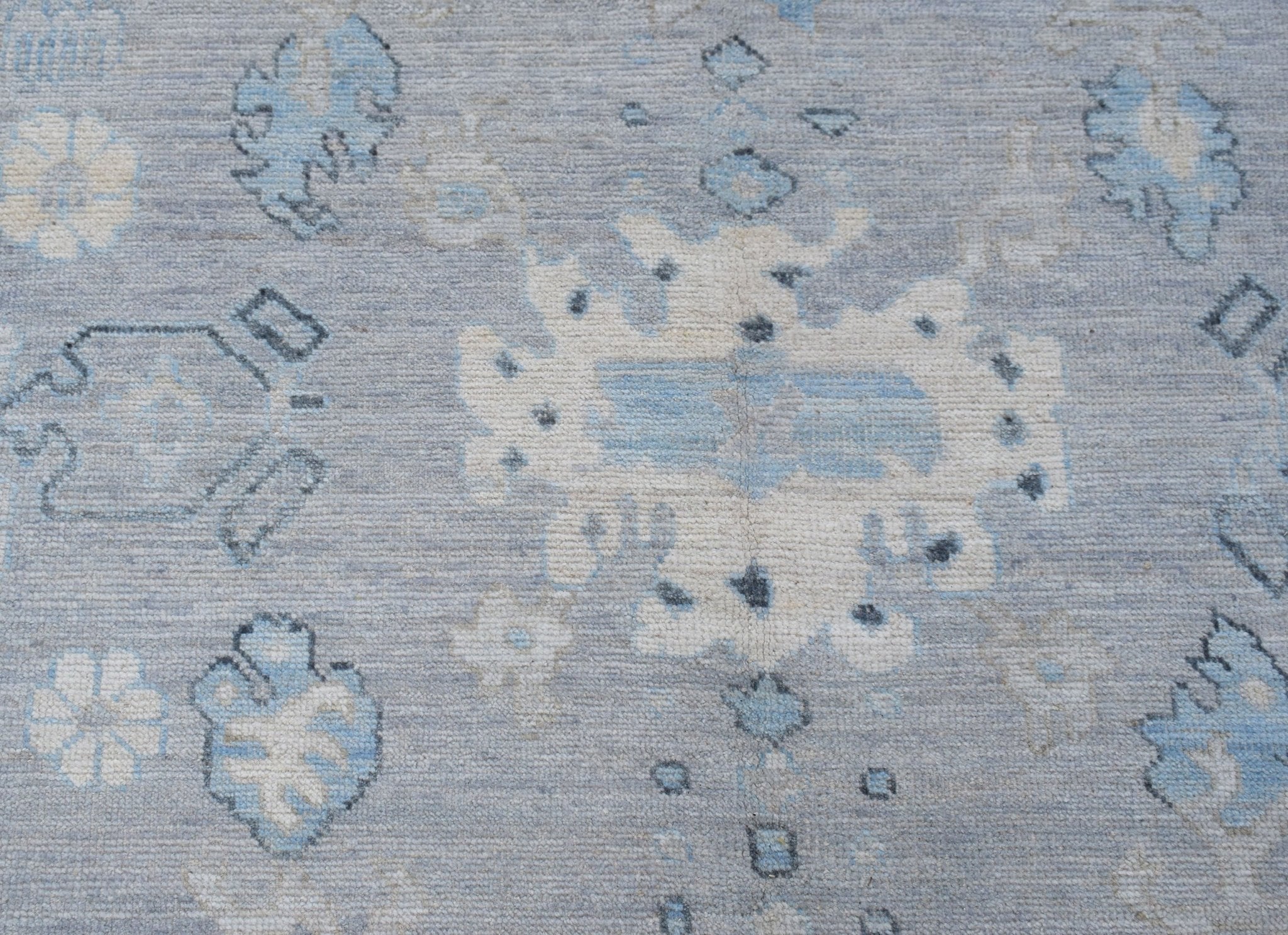 Handwoven Transitional Oushak Rug | 450 x 350 cm | 14'10" x 11'6" - Najaf Rugs & Textile