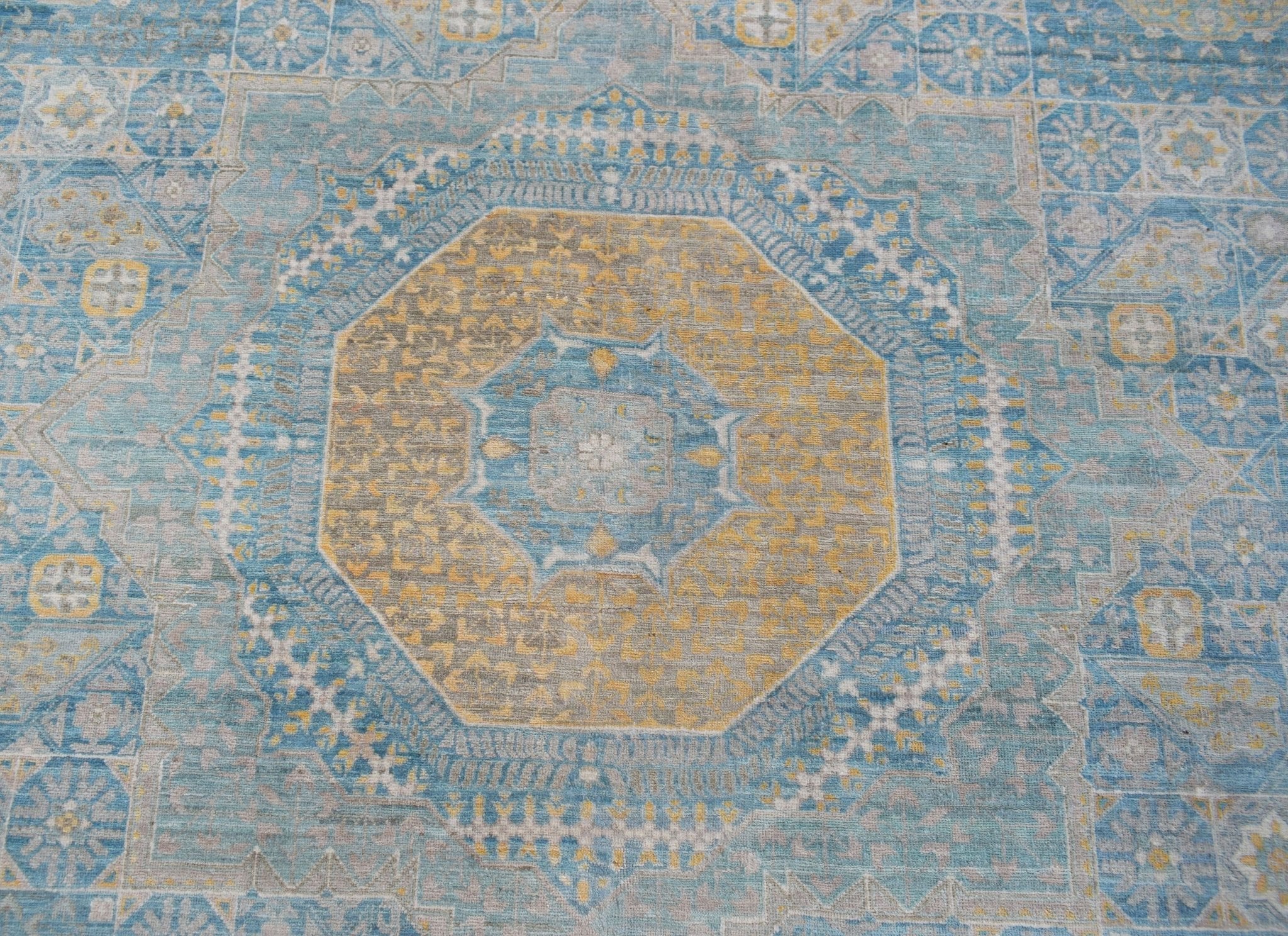 High Quality Handmade Transitional Mamluk Rug | 360 x 270 cm | 12'10" x 8'11" - Najaf Rugs & Textile